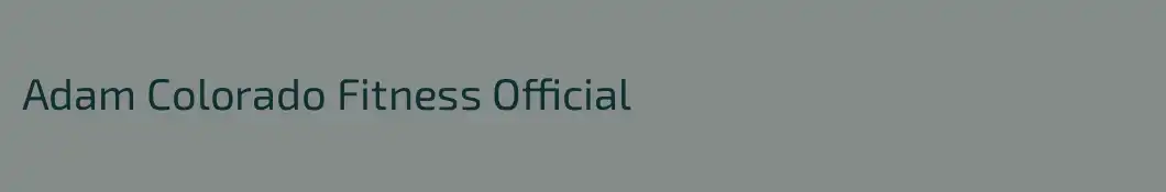 Adam Colorado Fitness Official 